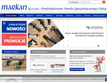 Tablet Screenshot of markan.pl
